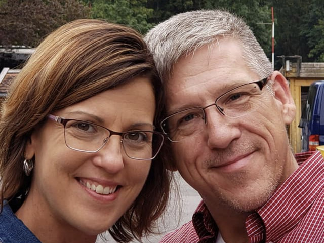 Massage Therapist Traci Murphy and husband Dan